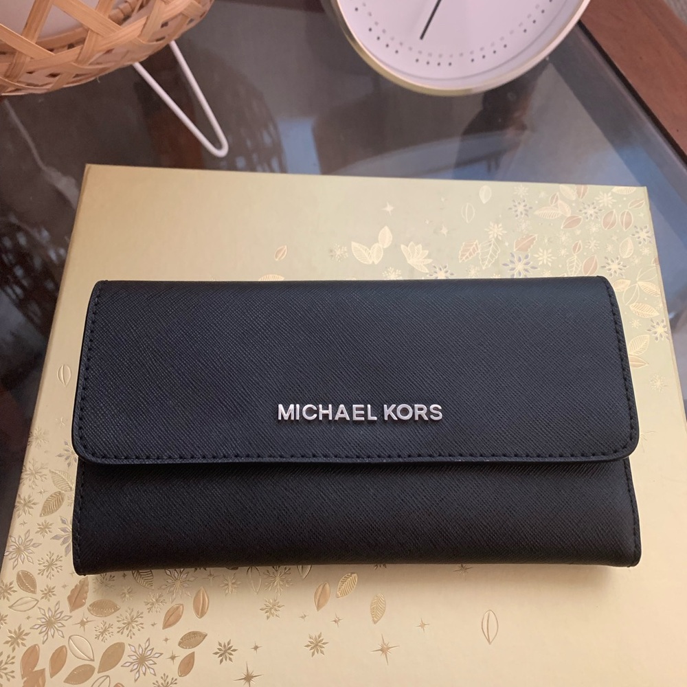 Michael Kors Black Leather Wallet
